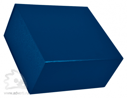 Коробка подарочная складная, синяя