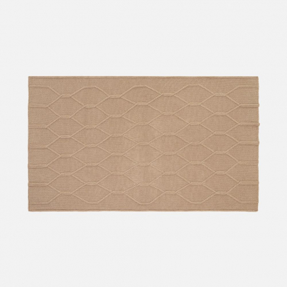 Плед Curve Verve, бежевый меланж