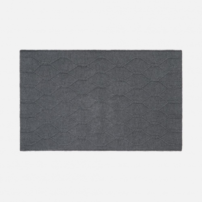 Плед Curve Verve, серый меланж