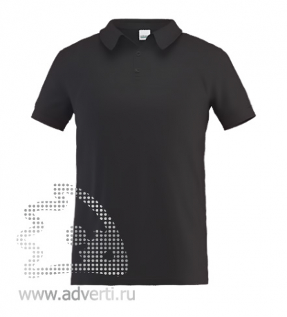 Рубашка поло Stan Premium, мужская, черная