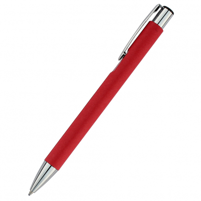 Ручка Ньюлина с корпусом из бумаги, красная 