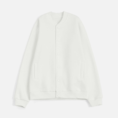 Бомбер унисекс AtmosWear, молочно-белый