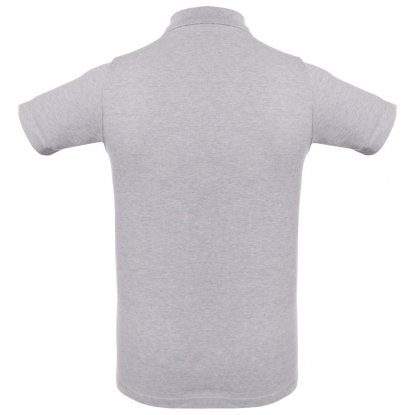 Рубашка поло мужская Virma light, серый меланж, спина