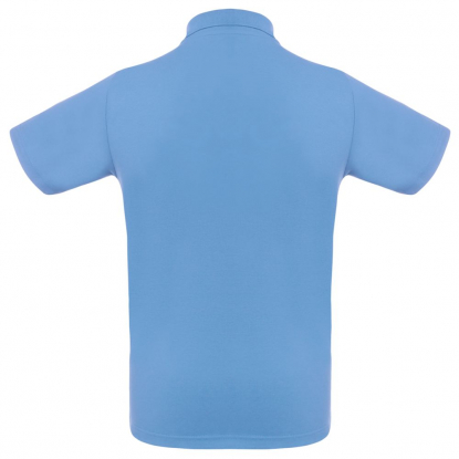 Рубашка поло мужская Virma light, голубая, спина
