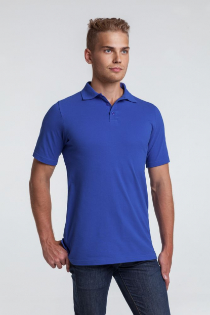 Рубашка поло мужская Virma light, синяя, пример использования