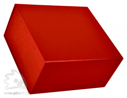 Коробка подарочная складная, красная
