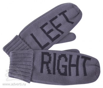Рукавицы мужские Left&Right с теплой подкладкой