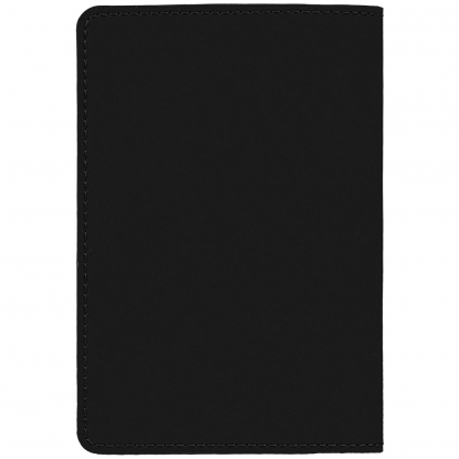 Обложка для паспорта Alaska, черная, вид сзади