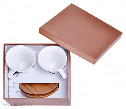 Набор Натали: две чайные пары в подарочной упаковке