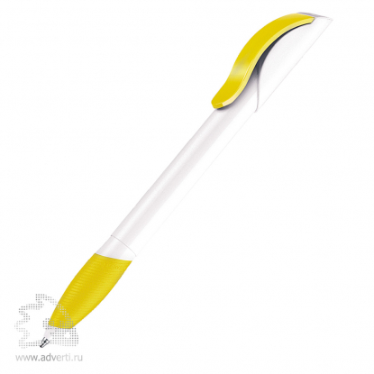 Шариковая ручка Hattrix Soft, желтая