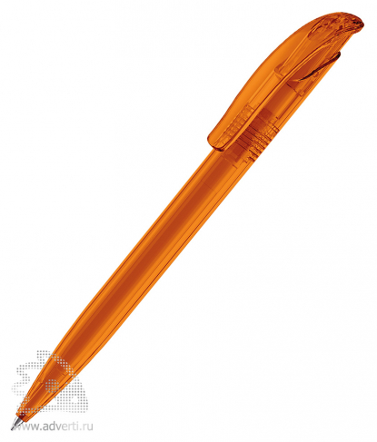 Шариковая ручка Challenger Clear, оранжевая