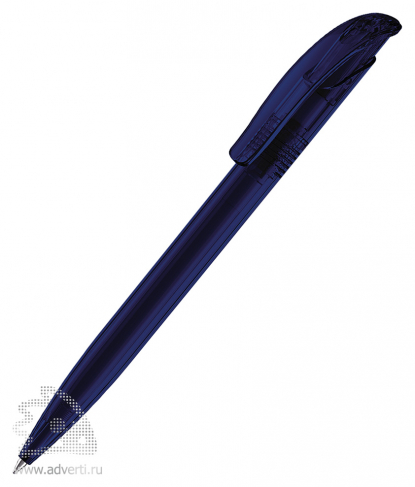 Шариковая ручка Challenger Clear, темно-синяя