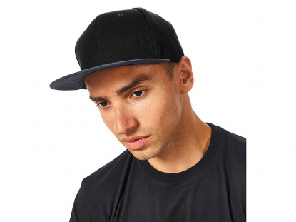 Бейсболка с прямым козырьком Los Angeles, серый меланж