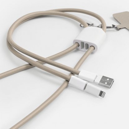 Кабель-ланьярд energyFlex Pro, серый