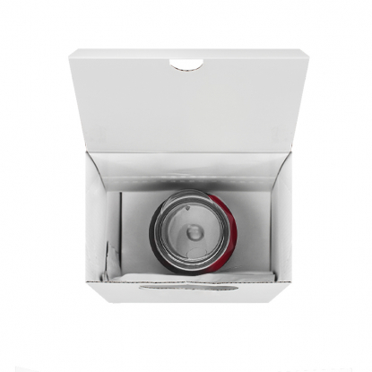 Набор Coffee Box с кофером EDGE CO12, красный, вид сверху