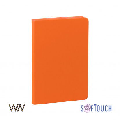 Ежедневник Милан с покрытием soft touch, А5, оранжевый