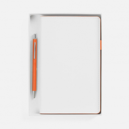 Набор White Shall, бело-оранжевый