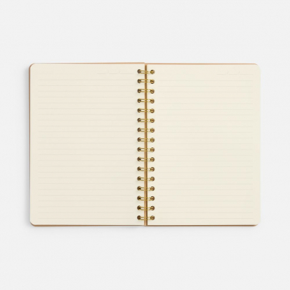 Ежедневник Spiral, недатированный, бежевый