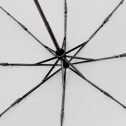 Зонт складной Cloudex, светло-серый