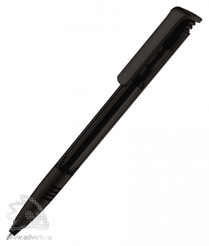 Шариковая ручка Super Hit Clear + Softgriffzone, черная