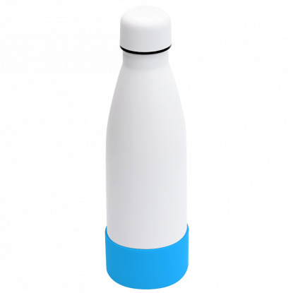 Манжета силиконовая для термобутылки Olivia, голубая