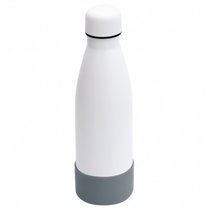 Манжета силиконовая для термобутылки Olivia, серая