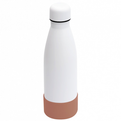 Манжета силиконовая для термобутылки Olivia, коричневая (мокко)