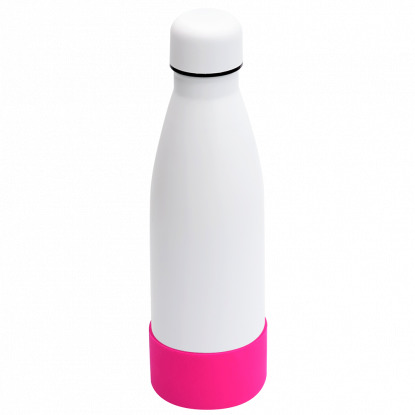 Манжета силиконовая для термобутылки Olivia, розовая