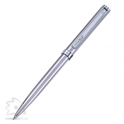 Шариковая ручка Delgado Steel, серебристая