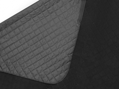 Плед-пончо 2-в-1 Cappy с капюшоном и мешком, черный