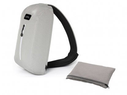 Сумка-слинг Nomad на одно плечо из переработанного пластика, серая