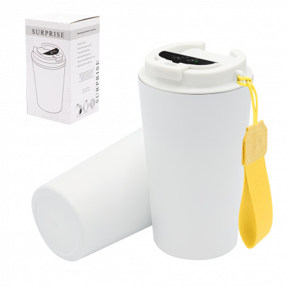 Шнурок для термокружки Surprise, желтый