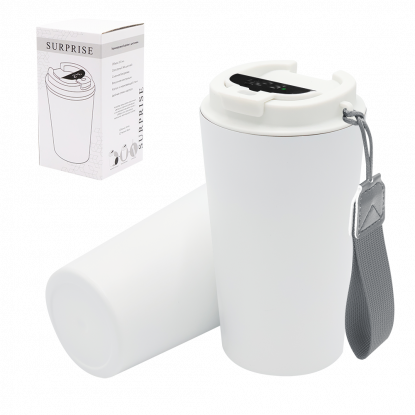 Шнурок для термокружки Surprise, серый