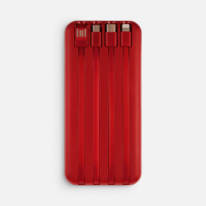 Аккумулятор Omni Qi 10000 мАч, ver.2, красный