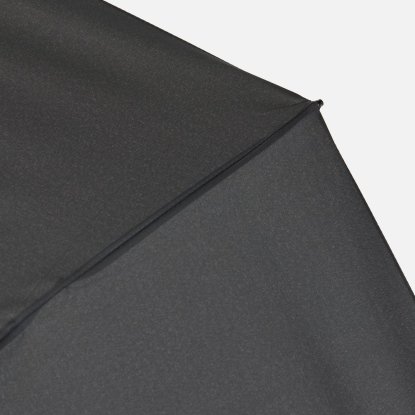 Зонт обратного сложения twoGether с двойным куполом, черный