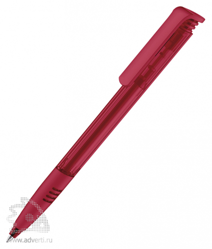 Шариковая ручка Super Hit Clear + Softgriffzone, красная