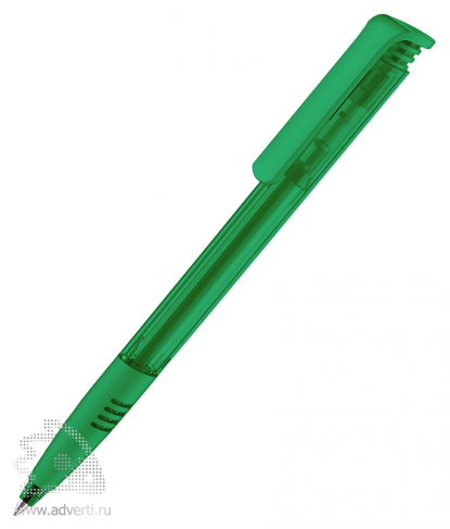 Шариковая ручка Super Hit Clear + Softgriffzone, зеленая