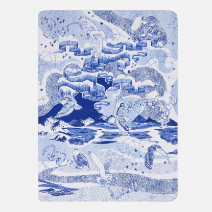 Набор Год чудес, белый с синим