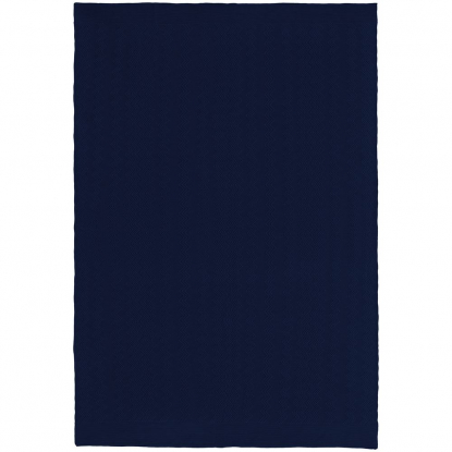 Плед Marea, темно-синий (сапфир), общий вид