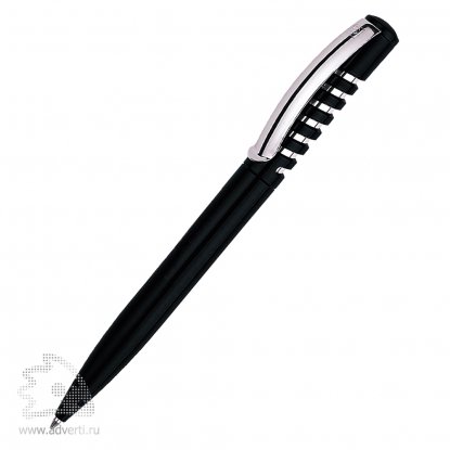 Шариковая ручка New Spring Polished + Metal clip, черная