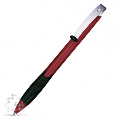 Шариковая ручка Matrix Clear, темно-красная