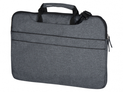 Сумка Plush c усиленной защитой ноутбука 15.6, серо-синяя