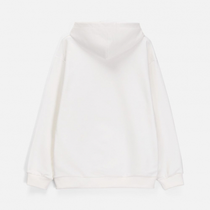 Худи унисекс оверсайз Songo, молочно-белое