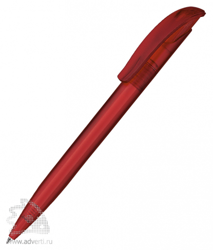 Шариковая ручка Challenger Frosted, темно-красная