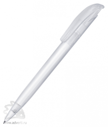 Шариковая ручка Challenger Frosted, белая