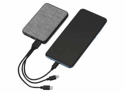 Внешний аккумулятор из rPET Reborn, 5000 mAh, пример использования