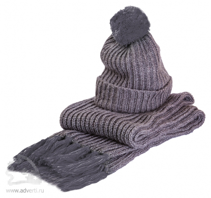 Комплект GoSnow, серый с тёмно-серым