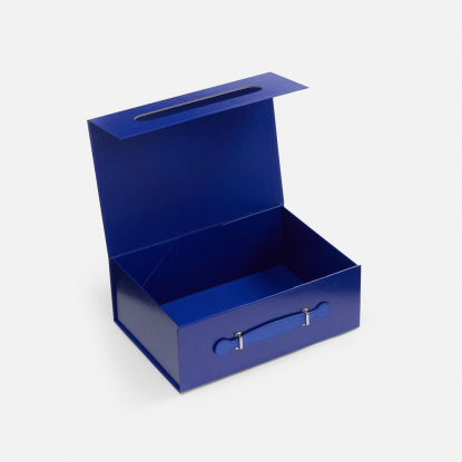 Коробка складная Holdfold, M, синяя, синяя