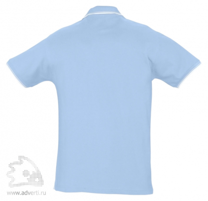 Рубашка поло Practice 270 с контрастной отделкой, мужская, спина