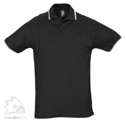 Рубашка поло Practice 270 с контрастной отделкой, мужская, черная